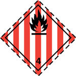 flammable solid